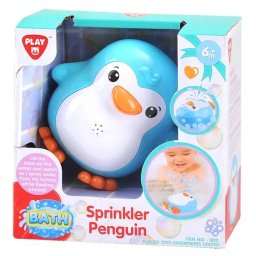 Playgo: Pinguin stropitoare de apă - albastru, jucărie baie