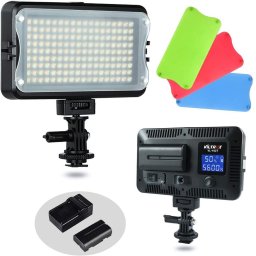 Lampa foto-video Slim Viltrox L162T CRI 95+ cu temperatura de culoare reglabila 3300-5600K