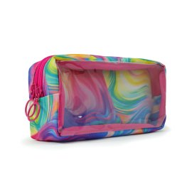 Penar Penar cu fermoar ZIPIT Half & Half, cu 2 buzunare - Rainbow Glow