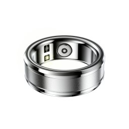 Inel iSEN R3 Smart Ring Silver, HR, SpO2, Temperatura, Monitorizare somn, Multi Sport, Aplicatie dedicata: Nx RING, 18mAh, IP68