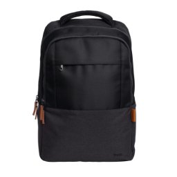 Rucsac laptop Trust Lisboa 16", material POM, RPET Polyester, RPET twill polyester, volum 23 L, Negru