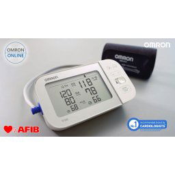 Tensiometru OMRON X7 Smart, cu Bluetooth - brat, detectare fibrilatie atriala (Afib), manseta inteligenta Intelli Cuff, transfer date Omron Connect, afisaj DUAL