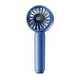 Mini Ventilatoare Ventialor Portabil cu Display Digital Blue