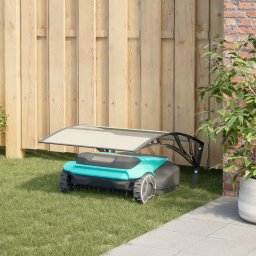 Garaj pentru masina de tuns iarba, negru, 80x101x46 cm GartenMobel Dekor