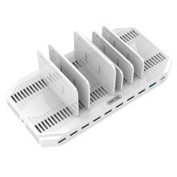 Charging station 10x USB; 8x USB 2.4A, 160W; 1x QC3.0; 1x USB-C; Y-2190