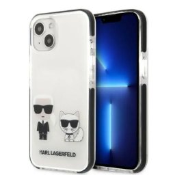 Husa Husa de protectie Karl Laferfeld Karl and Choupette Kryt Pro pentru Iphone 13 Mini, Alb