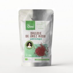 Drojdie de orez rosu pudra bio 60g Obio