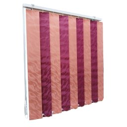 Jaluzele verticale BEATA 9609/9612 somon grena – elegante, moderne, montaj tavan inclus