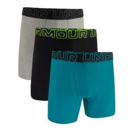 Under Armour Boxeri pentru bărbați Perf Tech 6in 3Pack Blue S