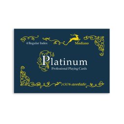 Set 2 Pachete Carti de joc Platinum 4 -acetat PVC - Modiano