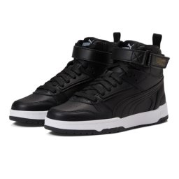 PUMA Kids Rebound Game (Big Kid) Puma BlackPuma BlackPuma Team Gold