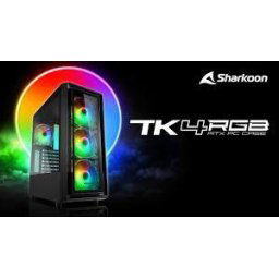 Carcasa Sharkoon TK4 RGB, tower case (black, tempered glass)