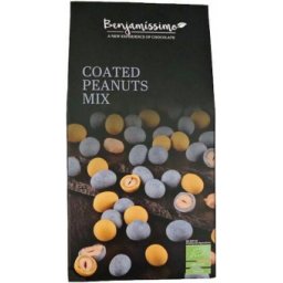 Arahide invelite in mix de ciocolata cu turmeric si spirulina bio 60g Benjamissimo