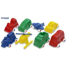 Jucarii Minimobil Miniland 8 Vehicule