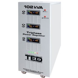 Stabilizator retea 380V maxim 102KVA-SVC cu servomotor trifazat TED102K3SVC