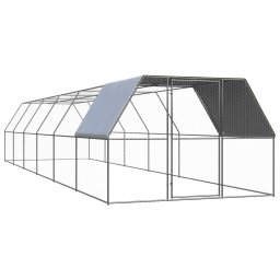 Cotet de pasari pentru exterior, 3x12x2 m, otel zincat GartenMobel Dekor