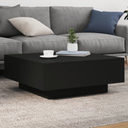 Masuta de cafea, negru, 80x80x31 cm ,PAL GartenMobel Dekor