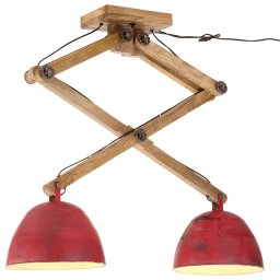 Lampa de tavan 25 W, rosu uzat, 29x18x85 cm, E27 GartenMobel Dekor