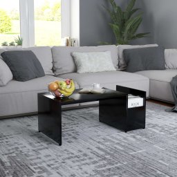 Masuta de cafea, negru, 90x45x35 cm, PAL GartenMobel Dekor