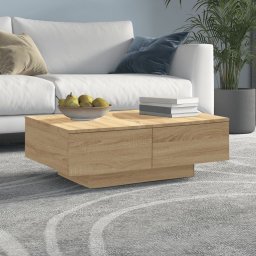 Masuta de cafea, stejar Sonoma, 90 x 60 x 31 cm, PAL GartenMobel Dekor
