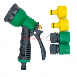PISTOL PENTRU PULVERIZARE 7 FUNCTII + 4 CONECTORI