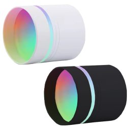 Spot de tavan Smart pliabil si dimabil LED 12W, WiFi, RGB, 3000K-6500K, IP44, 960lm, compatibil Tuya/SmartLife - Negru