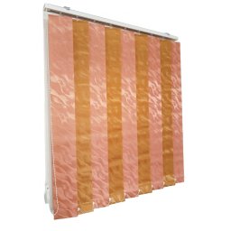 Jaluzele verticale BEATA 9609 / 9605 somon maro deschis – jaluzele verticale moderne complete cu prindere pe tavan