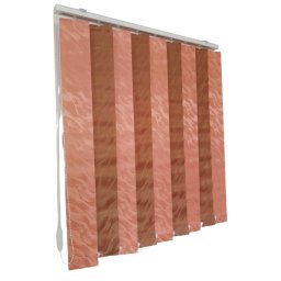 Jaluzele verticale BEATA 9609 / 9606 somon maro – jaluzele verticale moderne complete cu prindere pe tavan