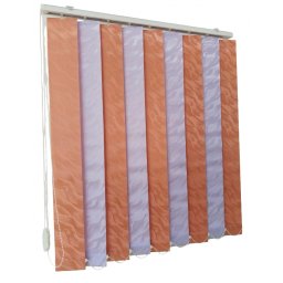 Jaluzele verticale BEATA 9609 / 9613 somon lila – jaluzele verticale moderne complete cu prindere pe tavan