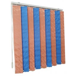Jaluzele verticale BEATA 9609 / 9617 somon bleu – jaluzele verticale moderne complete cu prindere pe tavan