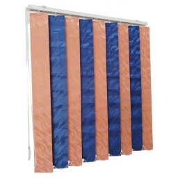 Jaluzele verticale BEATA 9609 / 9618 somon bleu marin – jaluzele verticale moderne complete cu prindere pe tavan