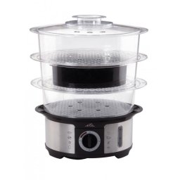 Aparat de gatit cu abur Steampot 0134 90000, 12.25 L, 1000 W, timer