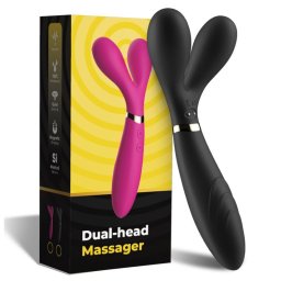 Armony Y-Wand Massager & Vibrator Double Head Black