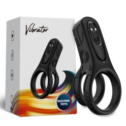 Armony Double Ring Vibrator Black