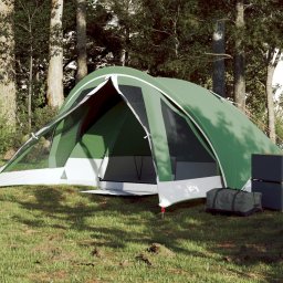 Cabina cort de camping, 4 persoane, verde, impermeabil GartenMobel Dekor