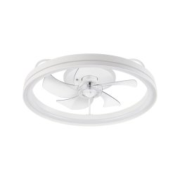 Plafonieră LED cu ventilator FARGO LED/37W/230V alb + telecomandă