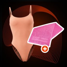 GymBeam ARUBA Swimsuit Peach S