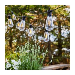 Instalație LED decorativă de exterior Markslöjd 107293 GARLAND GARDEN 10xLED 5,5m IP44