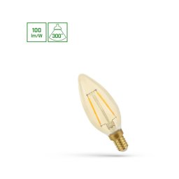 Bec LED VINTAGE C35 E14/5W/230V 2400K