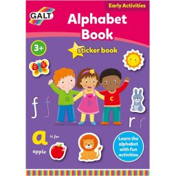 Carte cu activitati si abtibilduri - Alfabet