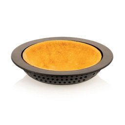 Tarte 3D Rotunde Margini Ovale O8 x H 2cm - Rame Termoplastic Microforate, Set 6 bucati