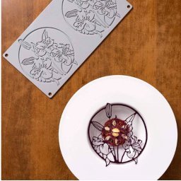 Forma Silicon Gourmand Floral 14 15.3 H 2 cm, 2 cavitati
