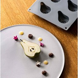 Forma Silicon Gourmand Jumatate de Para 7.5 A 5.4 A H 2.2 cm, 8 cavitati