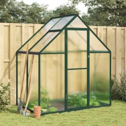 Sere cu cadru de baza, verde, 169x114x195 cm, aluminiu GartenMobel Dekor