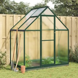 Sere cu cadru de baza, verde, 169x114x202 cm, aluminiu GartenMobel Dekor