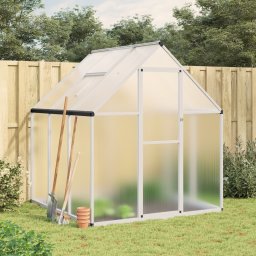 Sere cu cadru de baza, argintiu, 169x169x195 cm, aluminiu GartenMobel Dekor