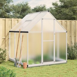Sere cu cadru de baza, argintiu, 169x169x202 cm, aluminiu GartenMobel Dekor
