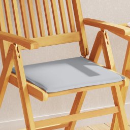 Perna scaun de gradina, 4 buc., gri deschis, 45x45x2 cm, patrat GartenMobel Dekor