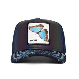 Sapca Goorin Brothers trucker soirees for days bleumarin