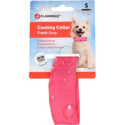 Zgardă răcoritoare pentru câini Flamingo - pink S